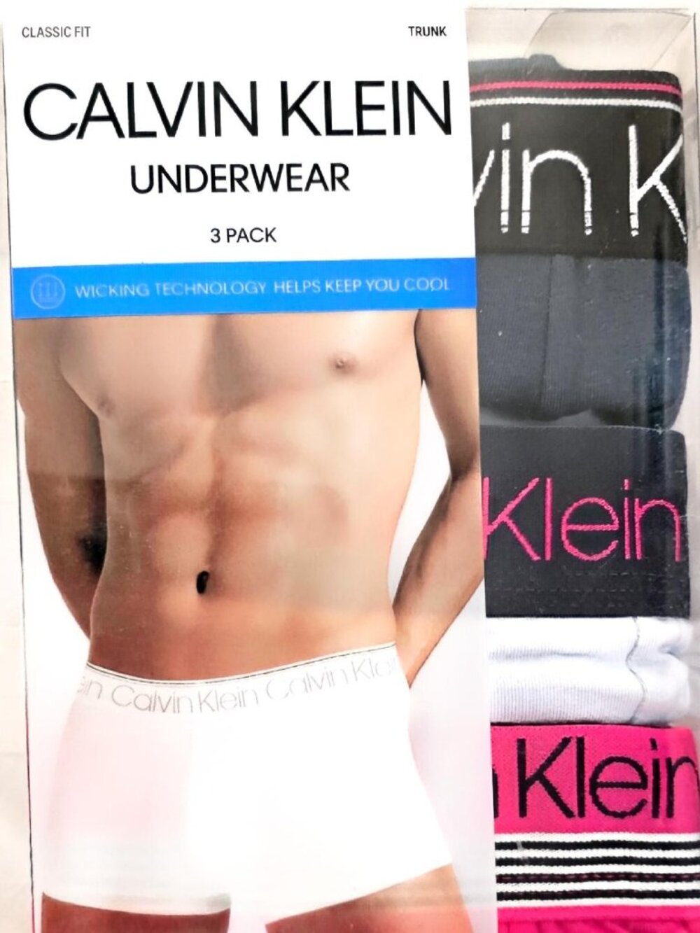 Calvin Klein Men's Stay Cool Stay Trunks